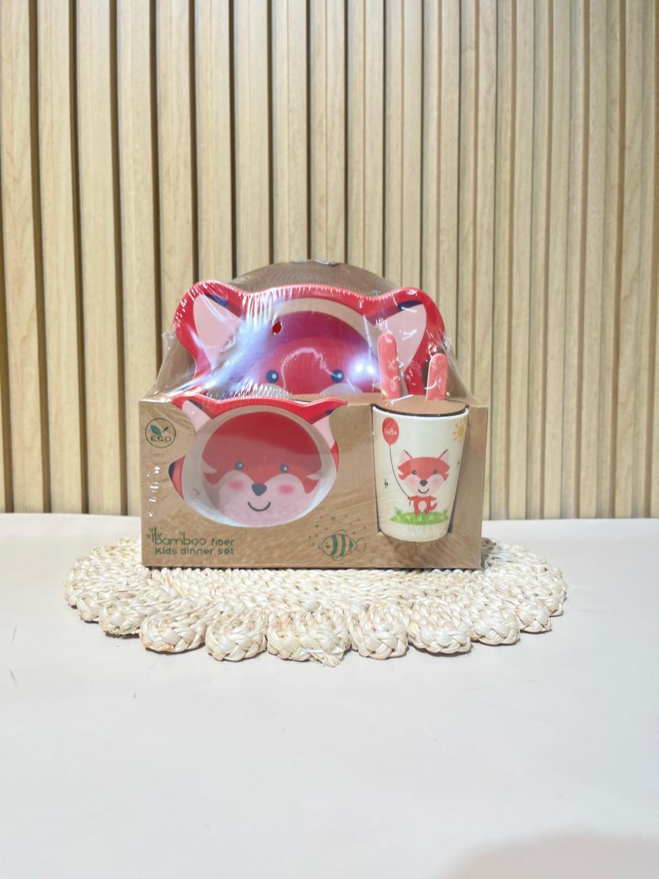 Miniatura 4 de SET DE VAJILLA EN BAMBU PARA BEBES